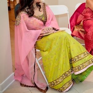 Indian mermaid style lehenga with duppatta